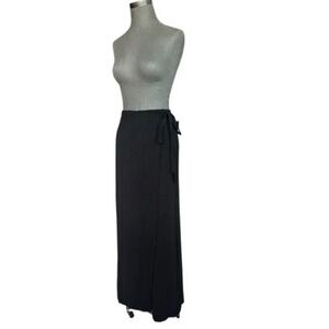 NWOT Zara Black Wrap Skirt Pareo Pants. Size L
